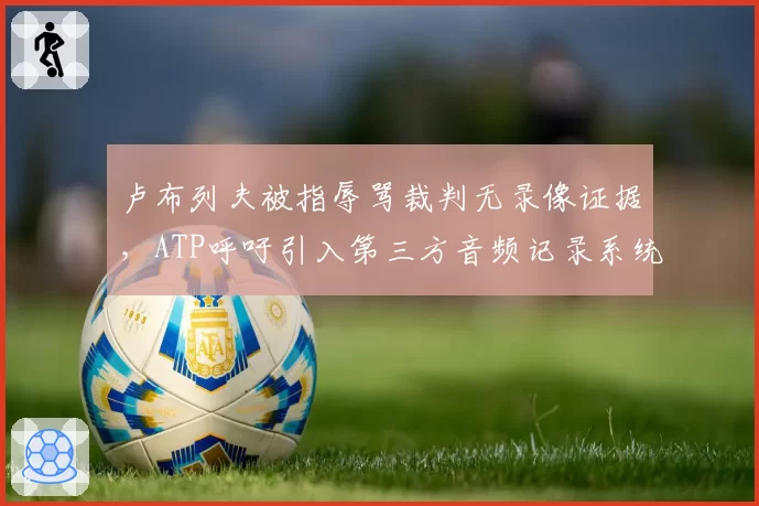 卢布列夫被指辱骂裁判无录像证据,ATP呼吁引入第三方音频记录系统